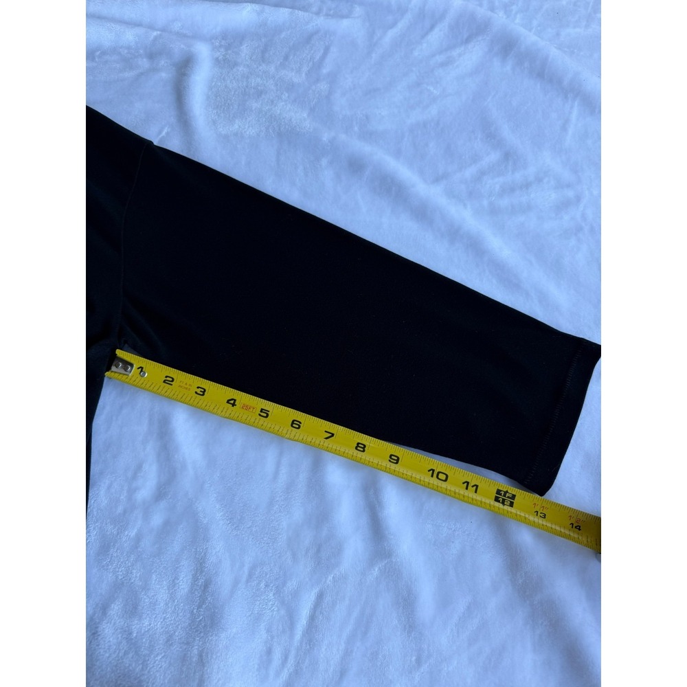 AllSaints Wilma Darc LS Tee L Black Long Sleeve Twist Front Oversized Minimalist - Picture 8 of 14